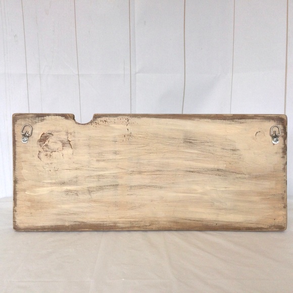 Farmhouse Rooster Clip Board Plank Wall Sign - Picture 2 of 2